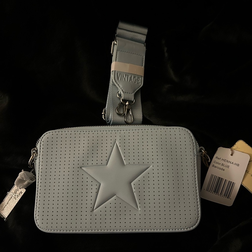 Vintage Havana eat 1954 STAR purse Baby Blue